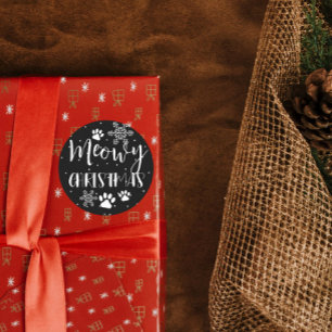 Adesivo Presente de tomate de Natal, PET, CAT personalizad