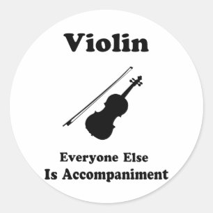 Adesivo Presente de Violino