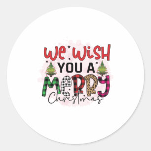 Adesivo Presente De Xmas Desejamos Um Feliz Natal