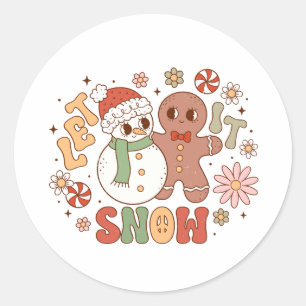 Adesivo Presente de Xmas que deixe nevar