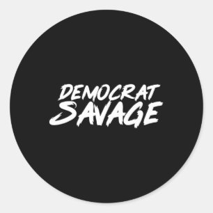 Adesivo Presente Democrata Selvagem Impeachment Trump Pres