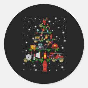 Adesivo Presente do Bombeiro Feliz Natal para os Bombeiro