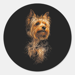 Adesivo Presente do cão Yorkshire Amante para homens mulhe