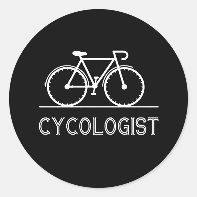 Adesivo Presente do cicologista | Confie em mim sou Cycolo (Frente)