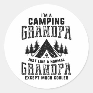 Adesivo Presente do Dia dos Pais Avô Camping Vovô Homens
