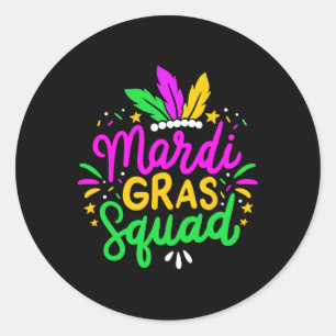 Adesivo Presente do Partido Esquadrão Mardi Gras