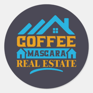 Adesivo Presente do Realtor Café Mímcara Imobiliário