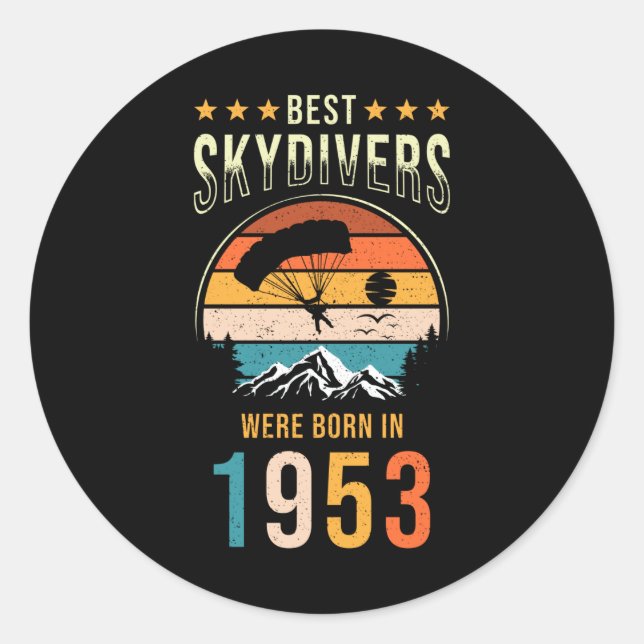 Adesivo Presente do Skydiver (Frente)