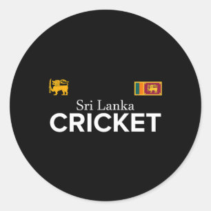 Adesivo Presente dos Melhores Fãs do Cricket Sri Lanka par