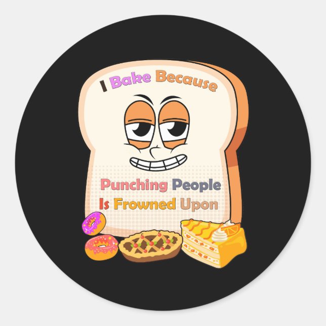 Adesivo Presente dos moradores de pancadas: Eu Assar Porqu (Frente)