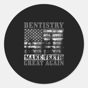Adesivo Presente engraçado de dentista para homens e mulhe