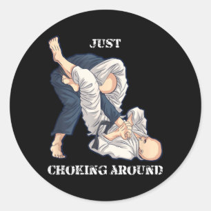 Adesivo Presente engraçado de Jiu-Jitsu Brasileiro para MM