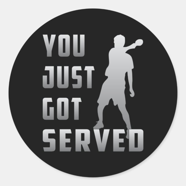 Adesivo Presente engraçado do reprodutor de pino do pino d (Frente)