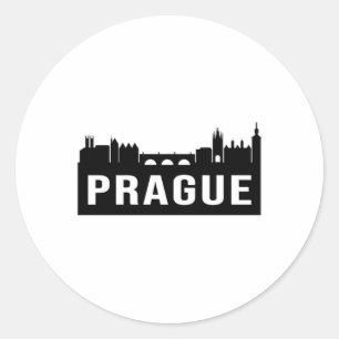 Adesivo Presente Engraçado na Viagem de Skyline em Praga