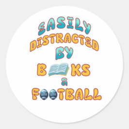 Adesivo Presente fabuloso para aqueles que amam livros e f