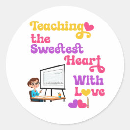 Adesivo Presente fantástico para professores no Dia de os 