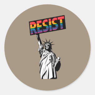 Adesivo Presente Feminista da Estátua da Resistência da Li