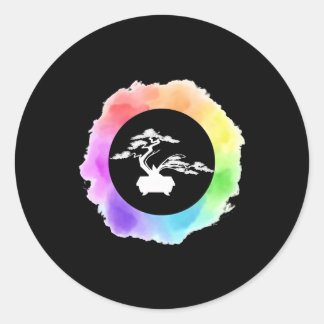 Adesivo Presente Gráfico de Yoga Árvore Zen Bonsai