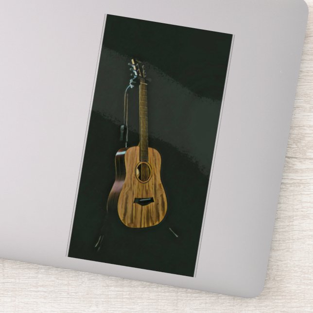 Adesivo Presente guitarrista latino (Detalhe)