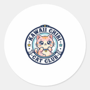 Adesivo Presente Kawaii Chibi Gato Mãe de Gato - Kawaii Ch