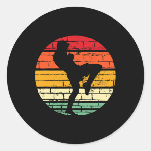 Adesivo Presente Legal de Muay Thai Instrutor de Artes Mar