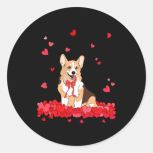 Adesivo Presente legal no Dia de os namorados Corgi Tee Do