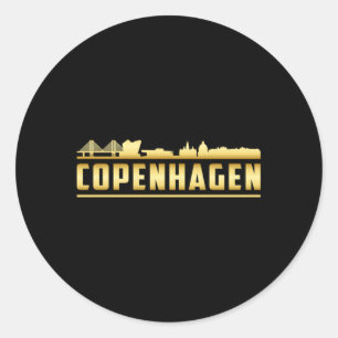 Adesivo Presente na cidade de Copenhaga Dinamarca em Skyli