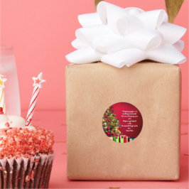 Adesivo Presente Não Inventado Pelo Homem, Deus Deu Vinhet