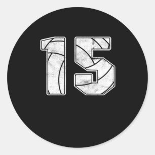 Adesivo Presente no 15º aniversário da Celebração de Volei