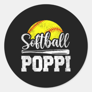 Adesivo Presente no Dia de os pais do Jogador de Softball