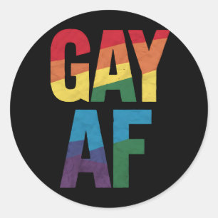Adesivo Presente Orgulho Gay Orgulho LGBT AF Mês do Orgulh