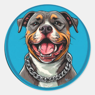 Adesivo Presente para Amante de Pitbull, Decoração para Do