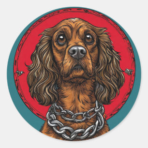 Adesivo Presente para Amantes de Cães de Raça Pura, Decora