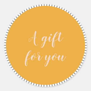 Adesivo Presente para clientes de pequenas empresas com sc