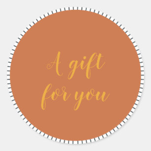 Adesivo Presente para clientes de pequenas empresas com sc