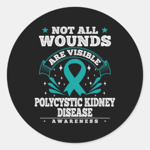 Adesivo Presente para Doença Renal Policial - Sensibilizaç