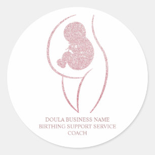 Adesivo Presente para Doula Treinadora de Parto e Enfermei