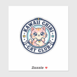 Adesivo Presente para Mãe de Gato Kawaii Chibi - Kawaii Ch
