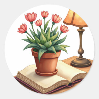 Adesivo Presente para Mãe de Plantas do BookTok - Flores C