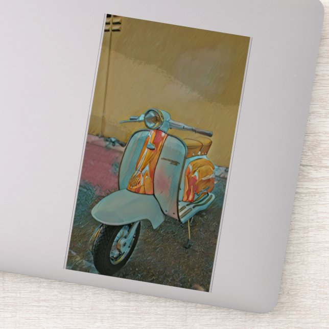 Adesivo Presente para motociclista (Detalhe)