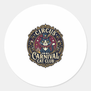 Adesivo Presente para o Pai do Gato do Carnaval do Circo -