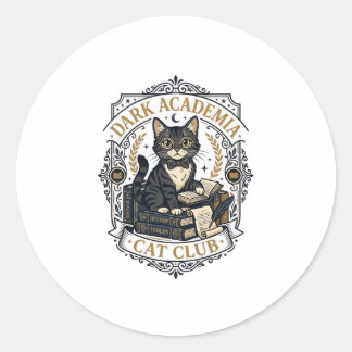 Adesivo Presente para Pai de Gato da Dark Academia - Dark 