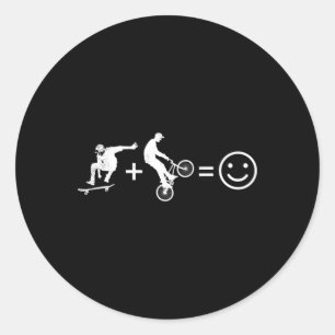 Adesivo Presente Para Skate E Ciclismo Bmx Skater