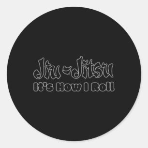 Adesivo Presente para Treinador de Jiu Jitsu Como Rolar BJ