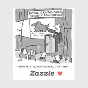 Adesivo Presente para um observador de pássaros ou passar