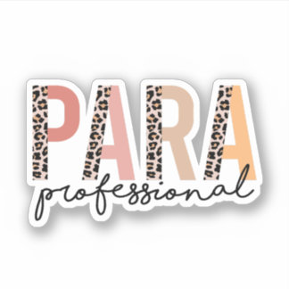 Adesivo Presente Paraprofissional, Presente Para Professor