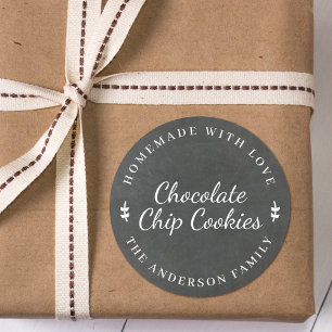 Adesivo Presente Personalizado de Baking do Quadro Clássic