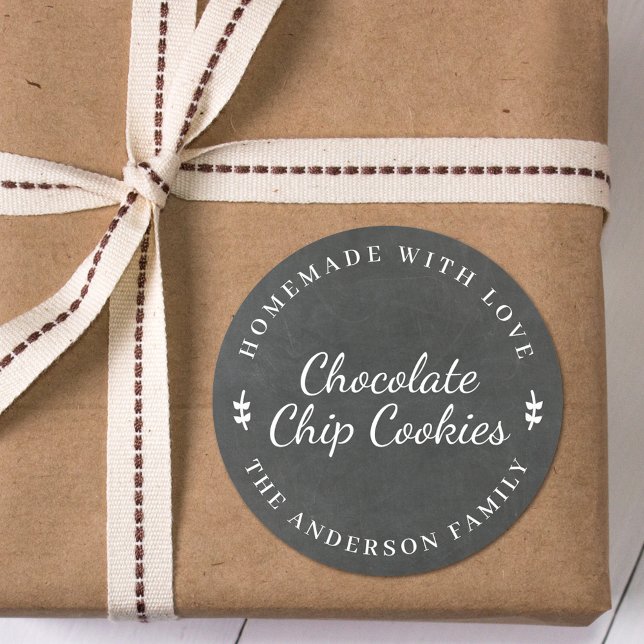 Adesivo Presente Personalizado de Baking do Quadro Clássic (Criador carregado)