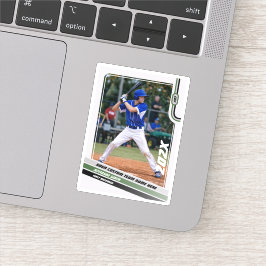 Adesivo Presente Personalizado para Jogador de Beisebol em