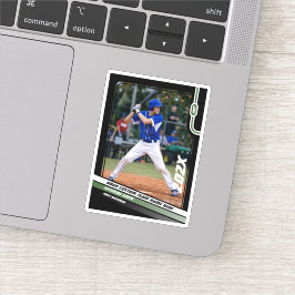 Adesivo Presente Personalizado para Jogador de Beisebol em
